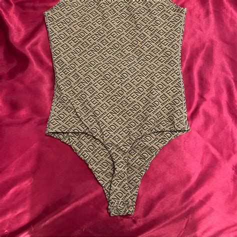 fendi skims high neck bodysuit